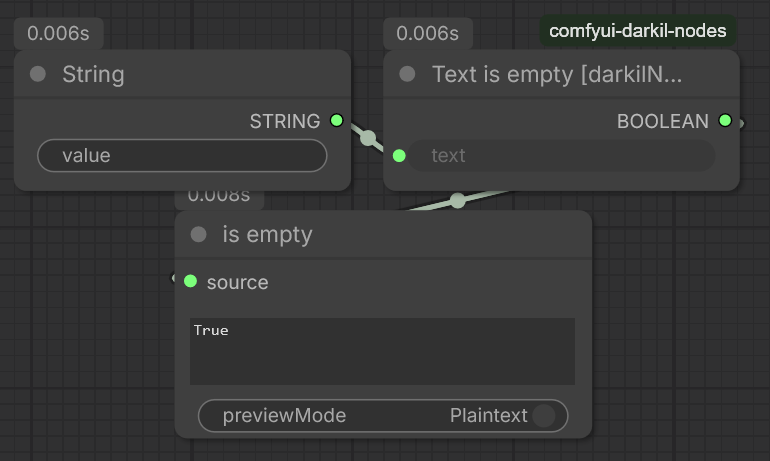 Text is empty