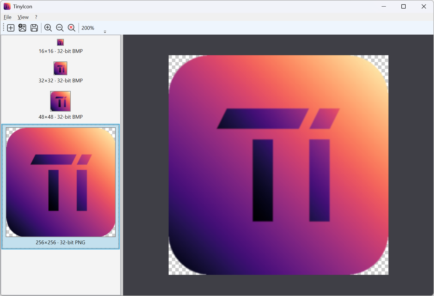 TinyIcon Screenshot