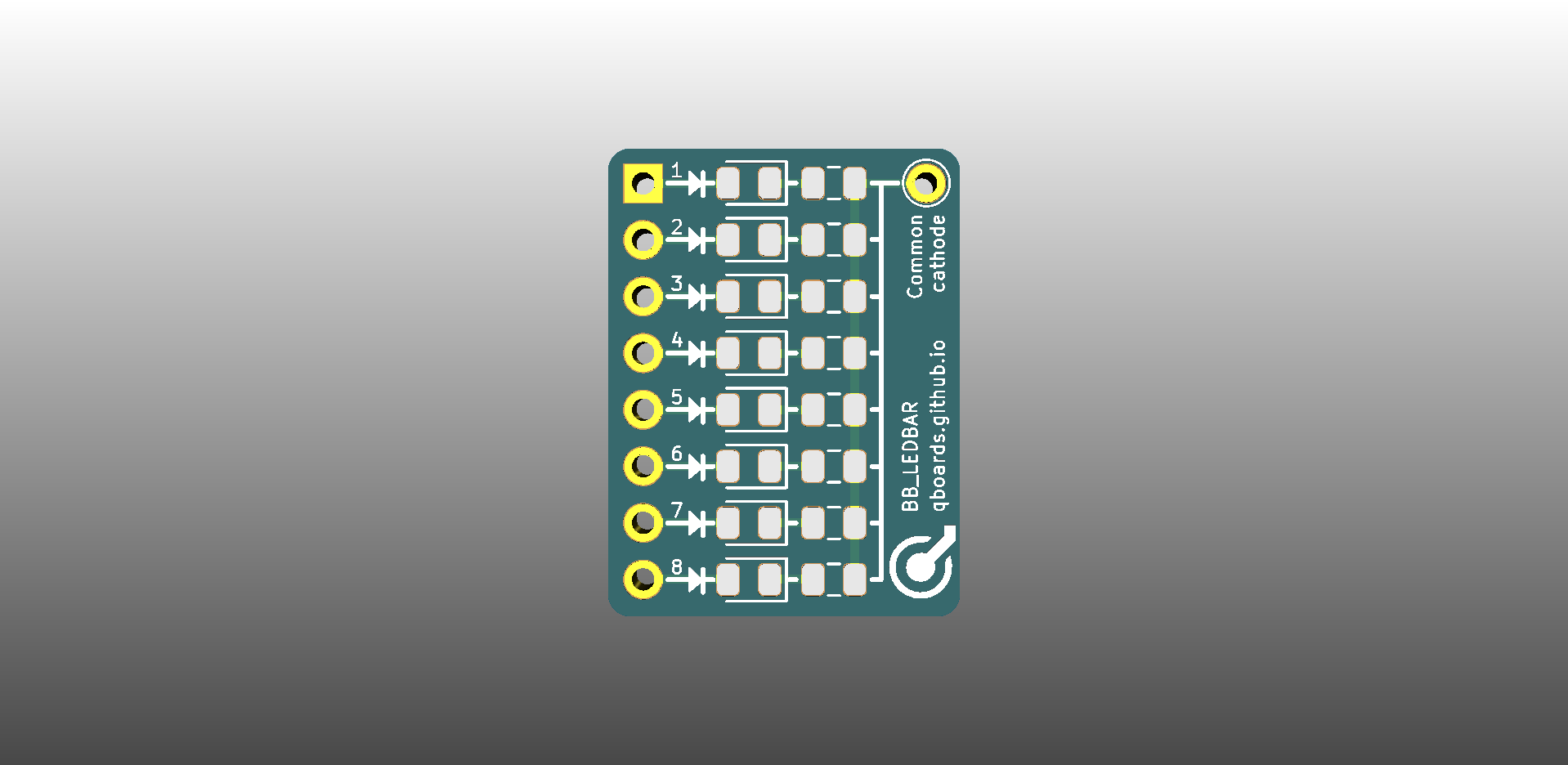 Bb ledbar, from the project README