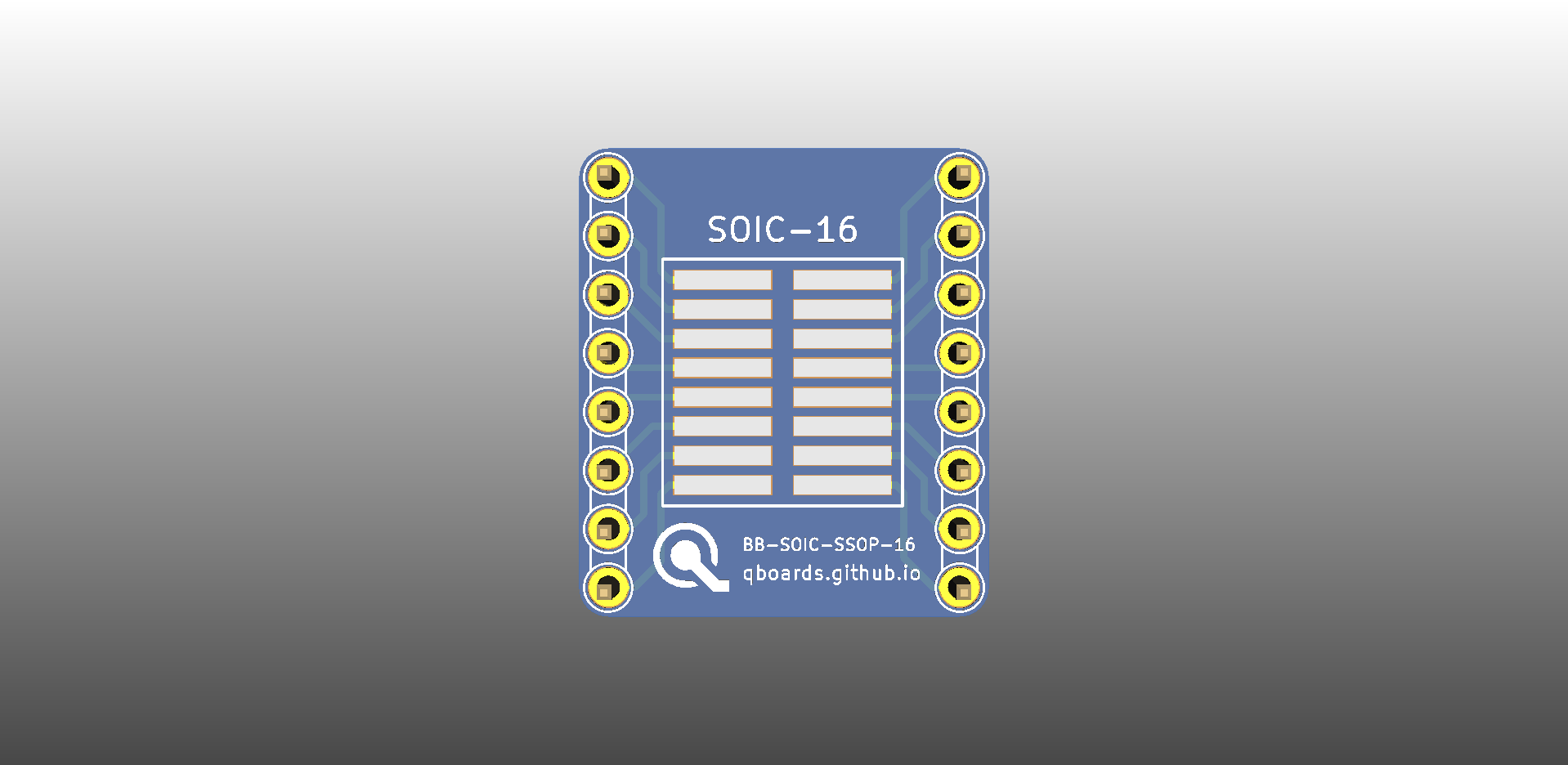 Bb soic ssop-16, from the project README