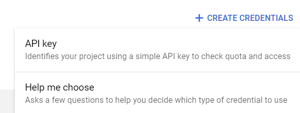 api key