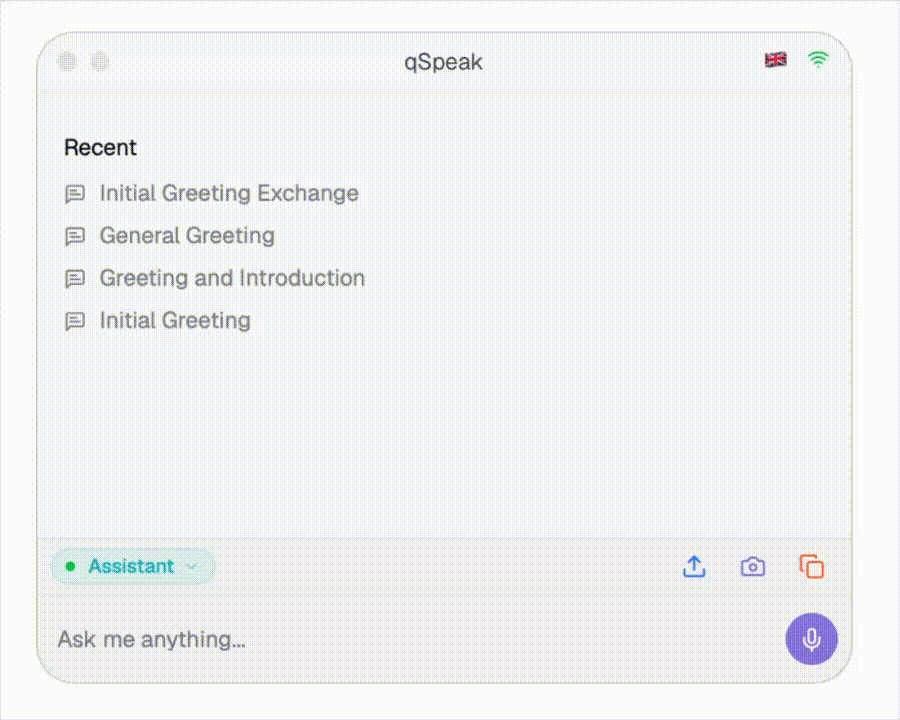qSpeak Demo