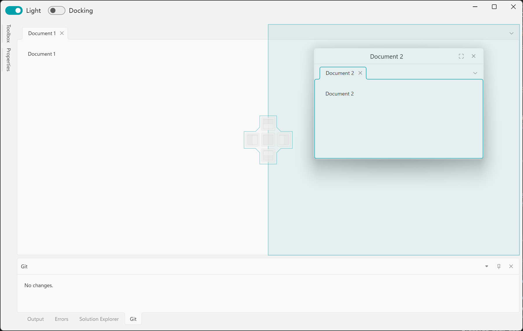 Docking preview light