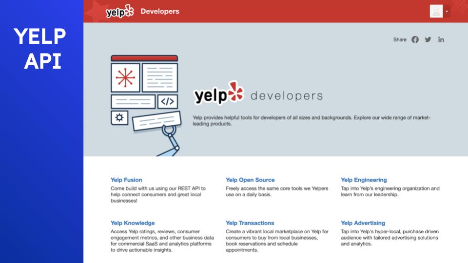 yelp API