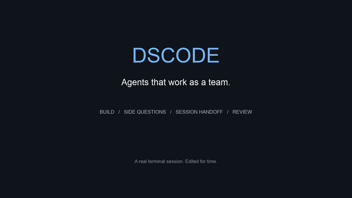Watch the 90-second DSCODE demo