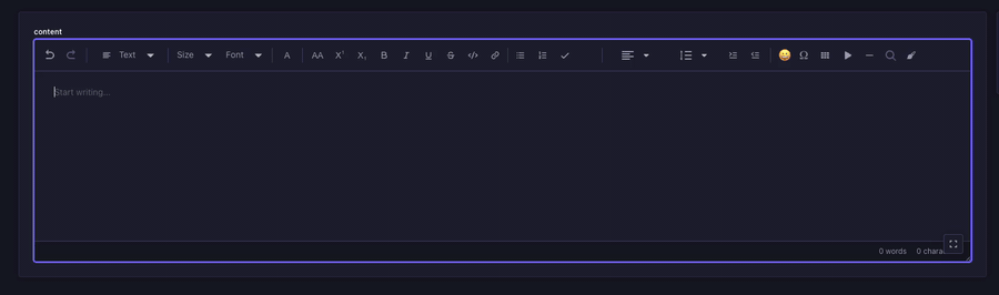 Text color & highlight