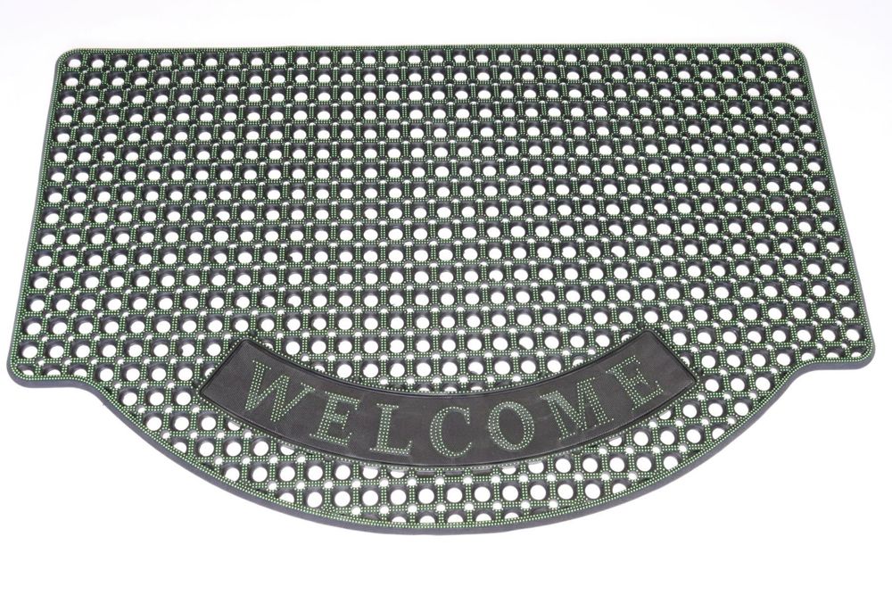 Килимок гумовий кольоровий соти 80x120 см green PB1038