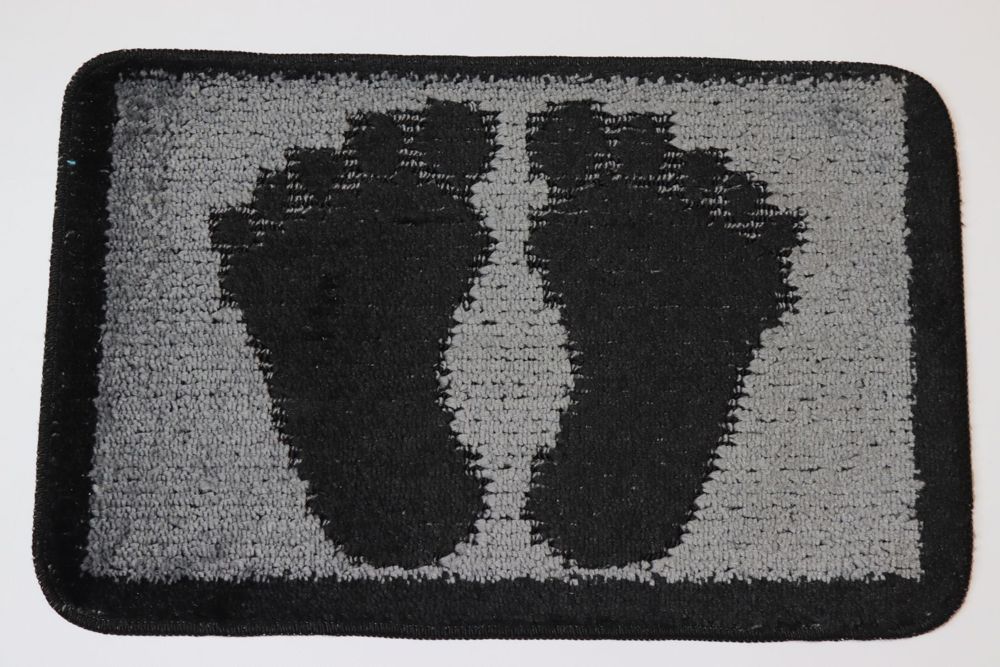 Килимок для ванної і туалету "Ноги"40*60 см Vonaldi 1725/black legs