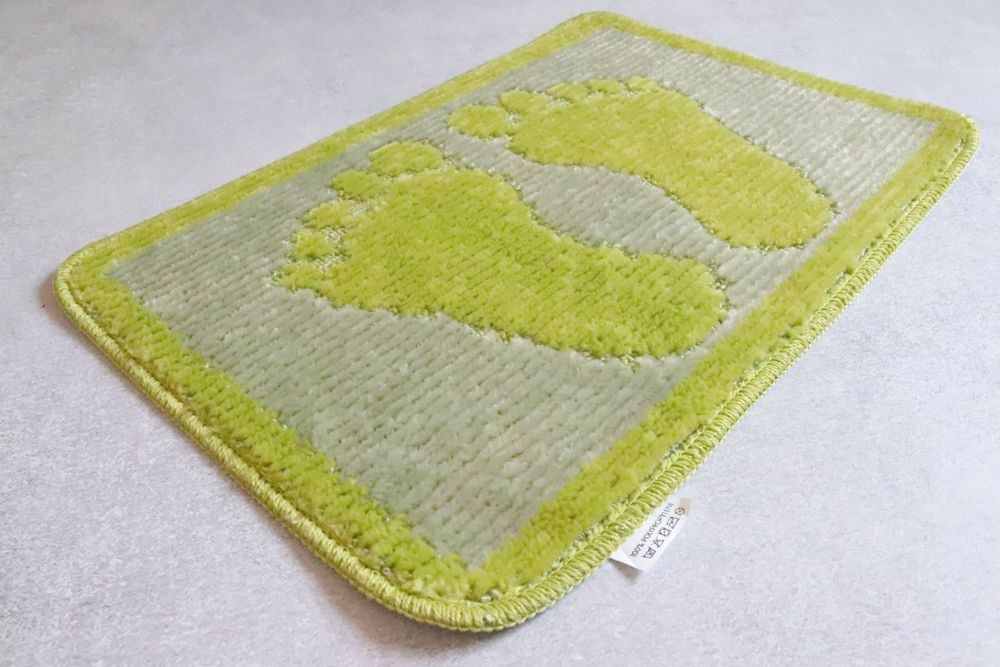 Килимок для ванної і туалету "Ноги"40*60 см Vonaldi 1725/green legs — фото 2