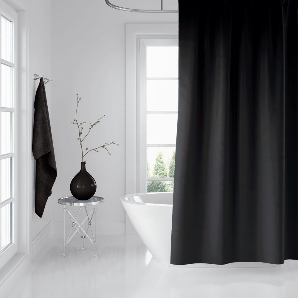 Штора для ванної 240x200 Тропік Black PB1078