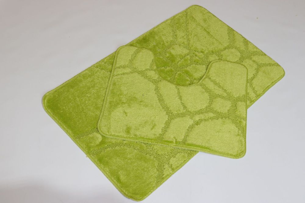 Набір килимків для ванної Воналді 60x100+60x50 см 10566/5542green — фото 3