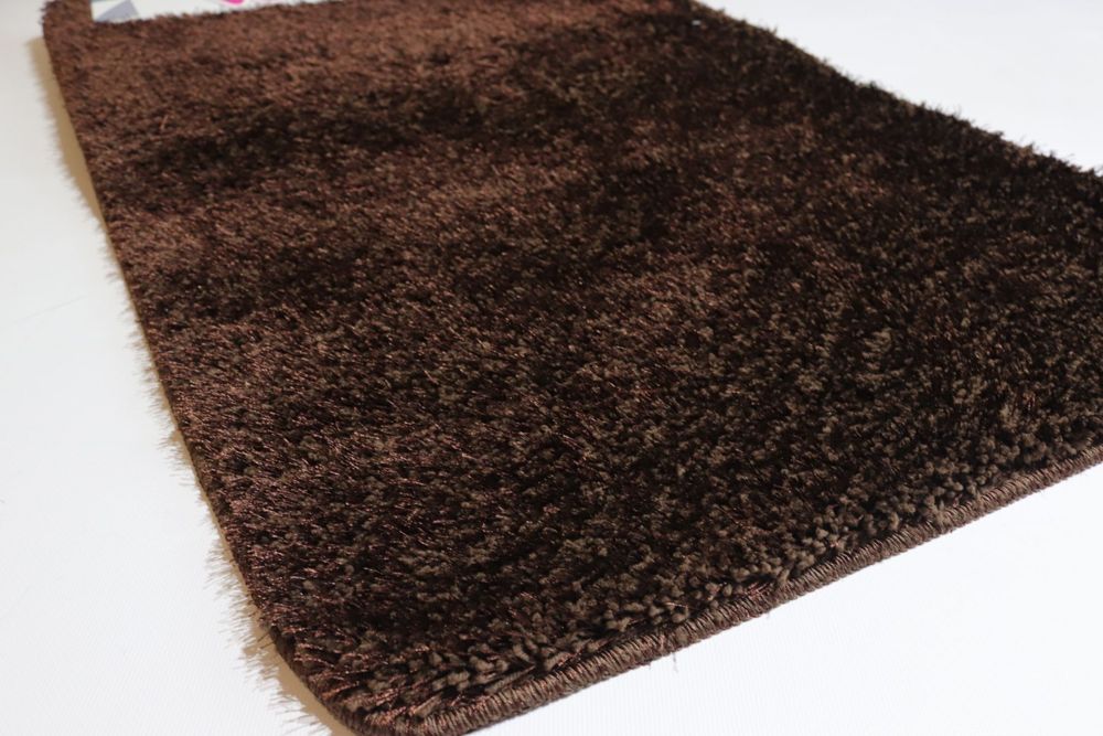 Набір килимків в ванну і туалет Pirlanta 100*60 +50*60 см з високим ворсом 01297 Brown Pirlanta/01297 — фото 2