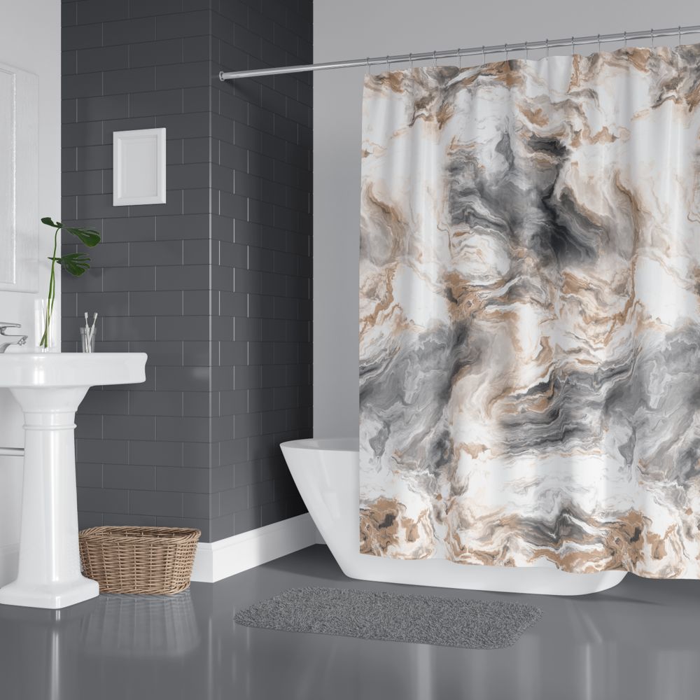 Штора для ванної BaranGrey Tropic 180x200 cм 5203 — фото 3