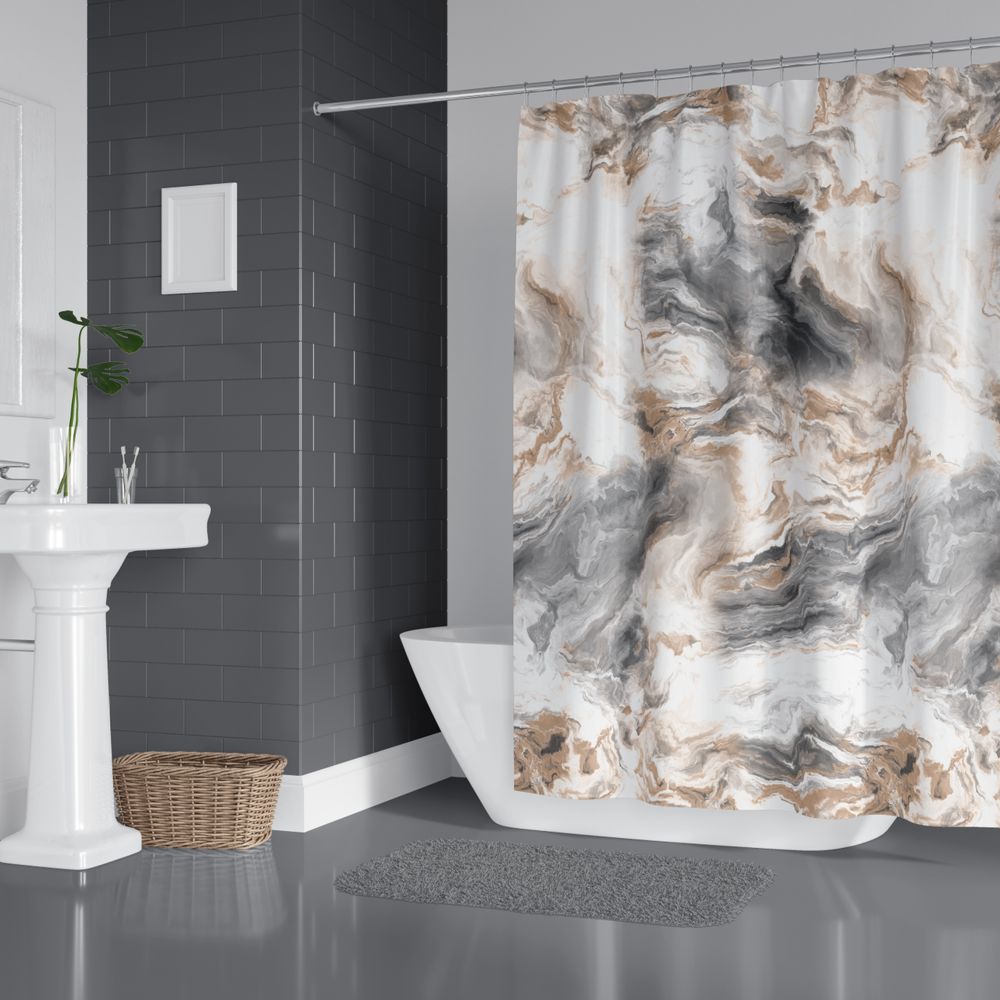 Штора для ванної BaranGrey Tropic 180x200 cм 5203 — фото 6