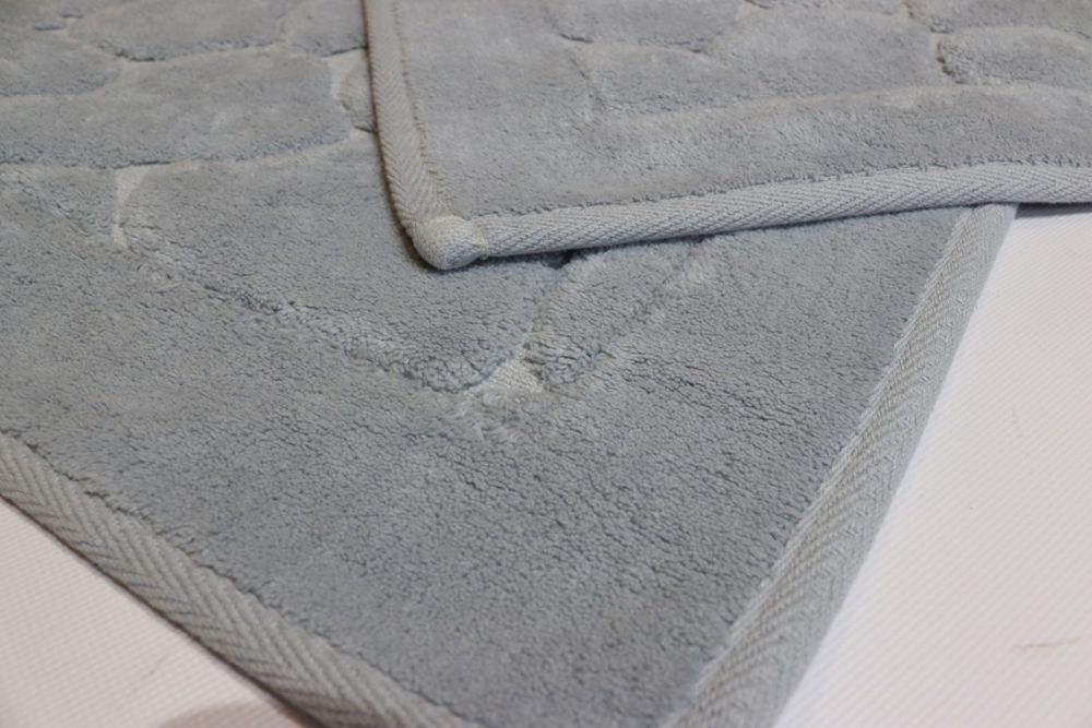 Набір килимків бавовняних для ванної 60x100 50x60 см Tropikhome Stone Grey PB1774 — фото 3