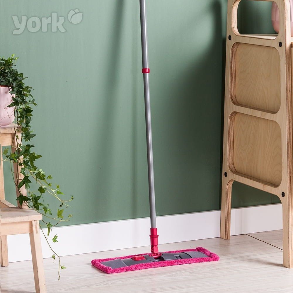 Швабра для підлоги з мікрофібри York Classik червона PB1920