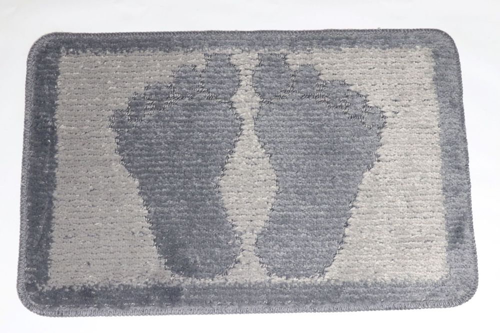 Килимок для ванної і туалету "Ноги"40*60 см Vonaldi 1725/grey legs