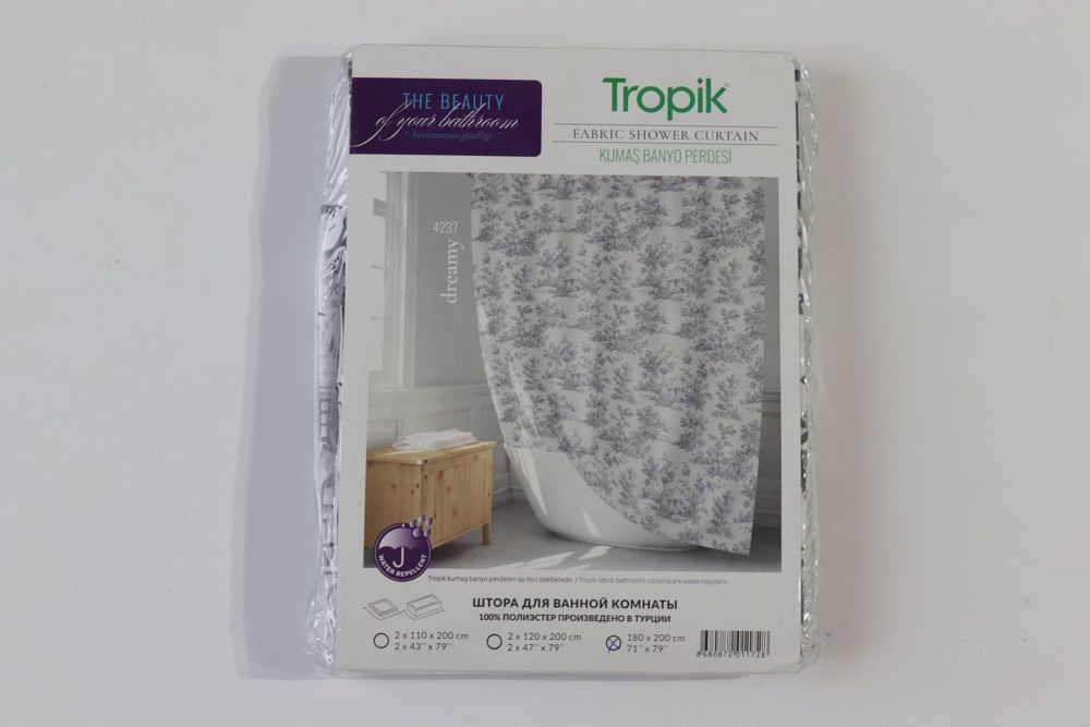 Штора для ванної Dreamy Tropic 180x200 cм 4237 — фото 2