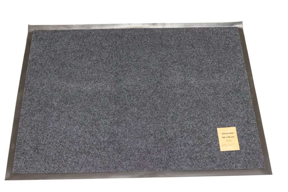 Вологопоглинаючий килимок 60*80 см Velour Mat 6080/grey — фото 6