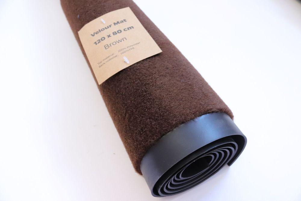 Вологопоглинаючий килимок 80*120 см Velour Mat 6082/brown — фото 4