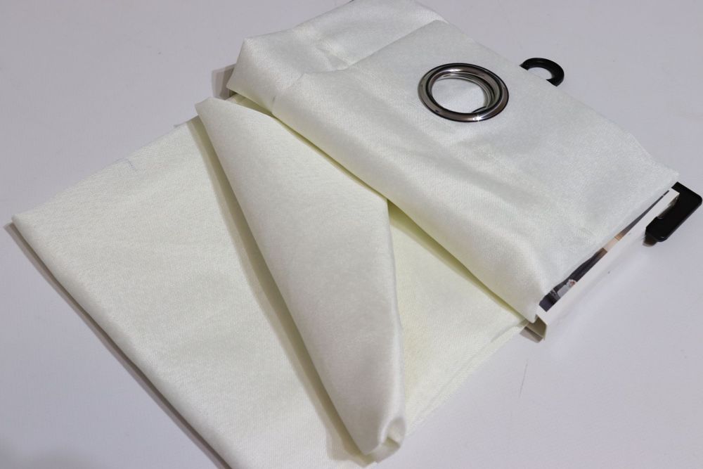 Шторка для душу тканинна з люверсами 180*180 см 200/milk — фото 2
