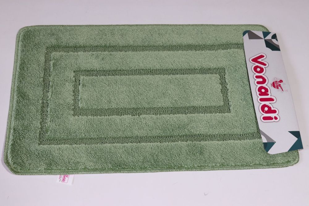 Килимок для ванної 50*80 см Classic Vonaldi 00189/alone green — фото 2