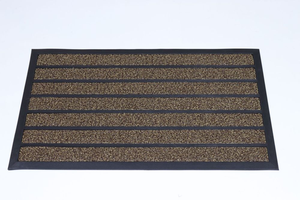 Килимок вхідний 60*90 см з гумовими смугами Грасс 3803/brown — фото 2
