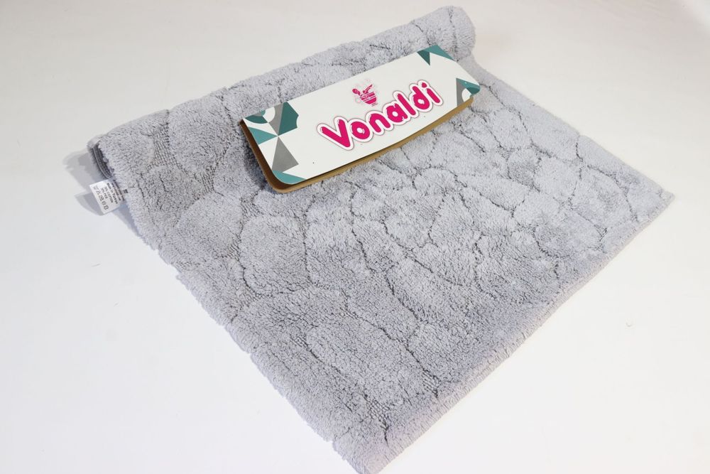 Килимок для ванної 80*120 см Vonaldi Elite 2780/grey70004