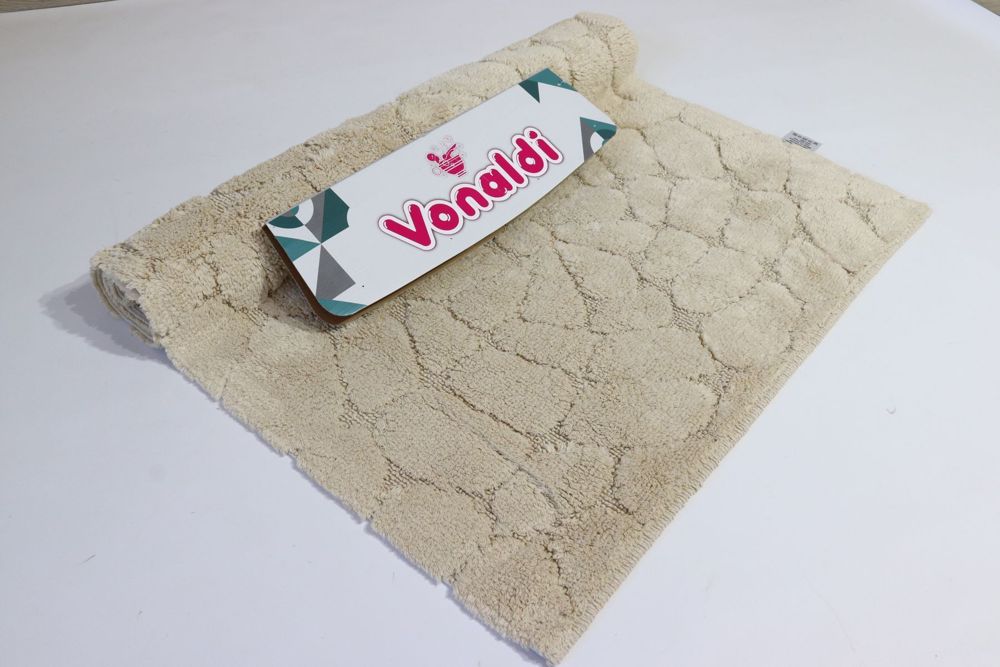 Килимок для ванної 80*120 см Vonaldi Elite 2780/cappuccino70001