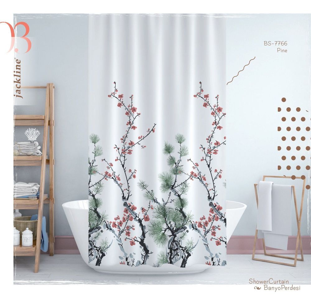 Штора для ванной Тропік Pine 180*200 см PB301