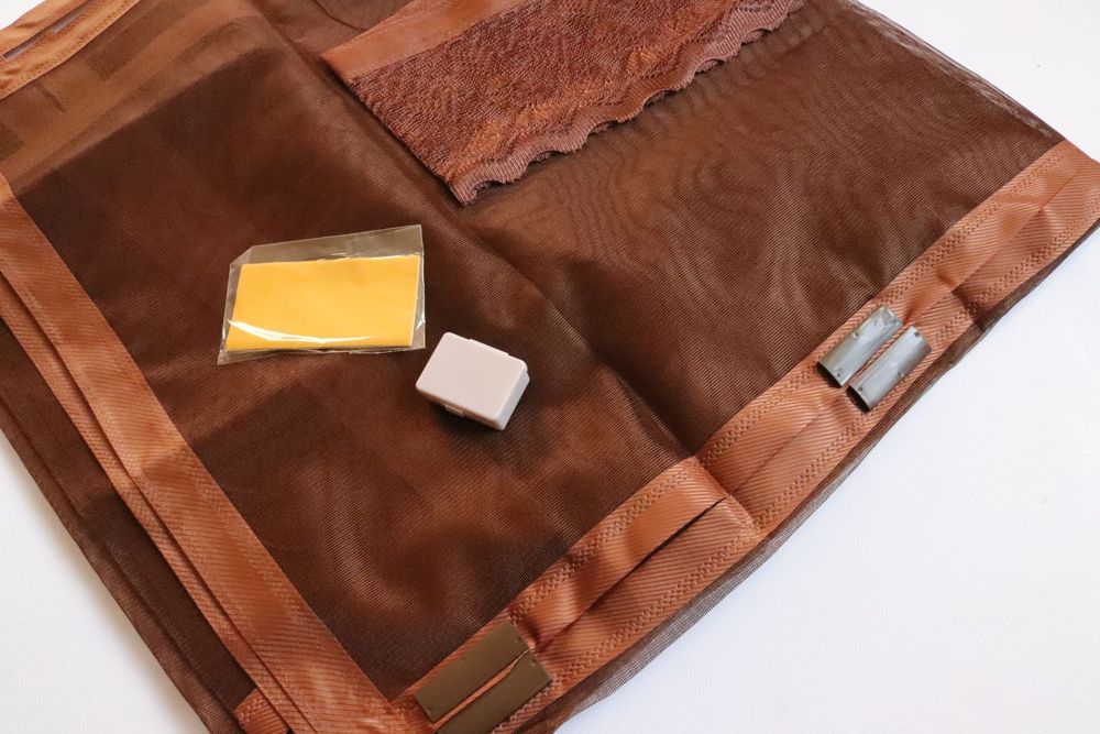 Сітка москітна на двері Польща 100x210 см 60022/brown — фото 2