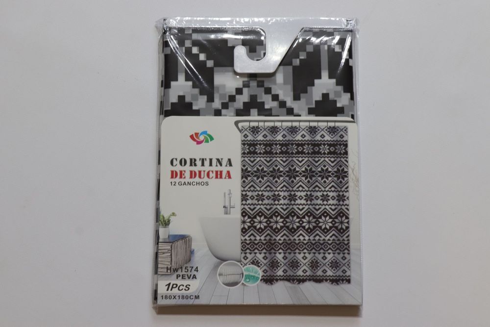 Штора ванної силіконова Ефіопія 180x180 см Ethnic Cortina 81077 — фото 2