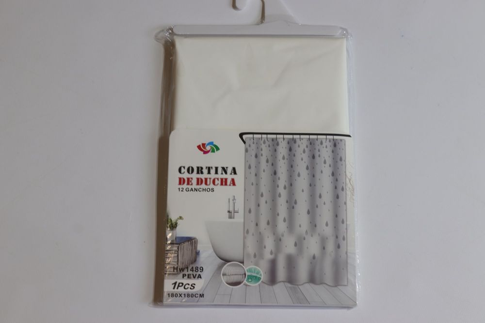 Штора ванної силіконова Ефіопія 180x180 см White Drop Cortina 81072