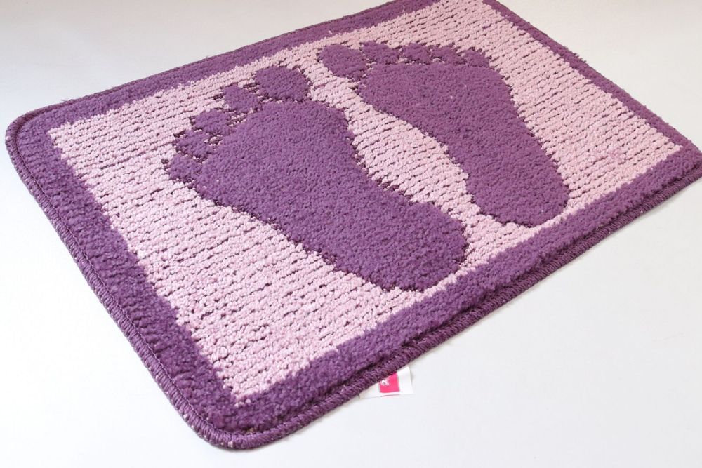 Килимок для ванної і туалету "Ноги"40*60 см Vonaldi 1725/violet legs — фото 2