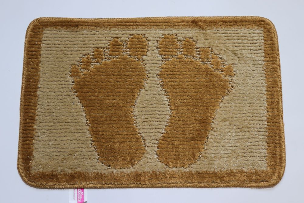 Килимок для ванної і туалету "Ноги"40*60 см Vonaldi 1725/brown legs