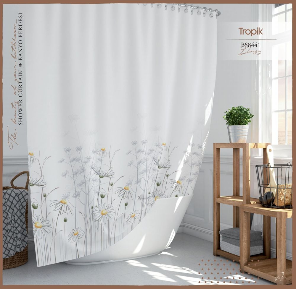 Штора для душу Тропік Daisy 120*200 см PB875