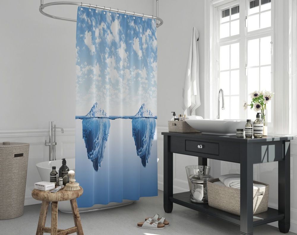 Штора для ванной Тропік Iceberg 180*200 см PB948