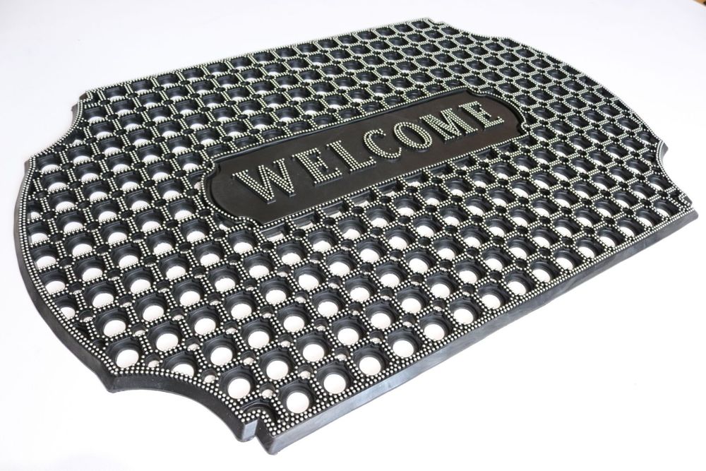 Килимок гумовий сота кольоровий 60x90 grey PB966
