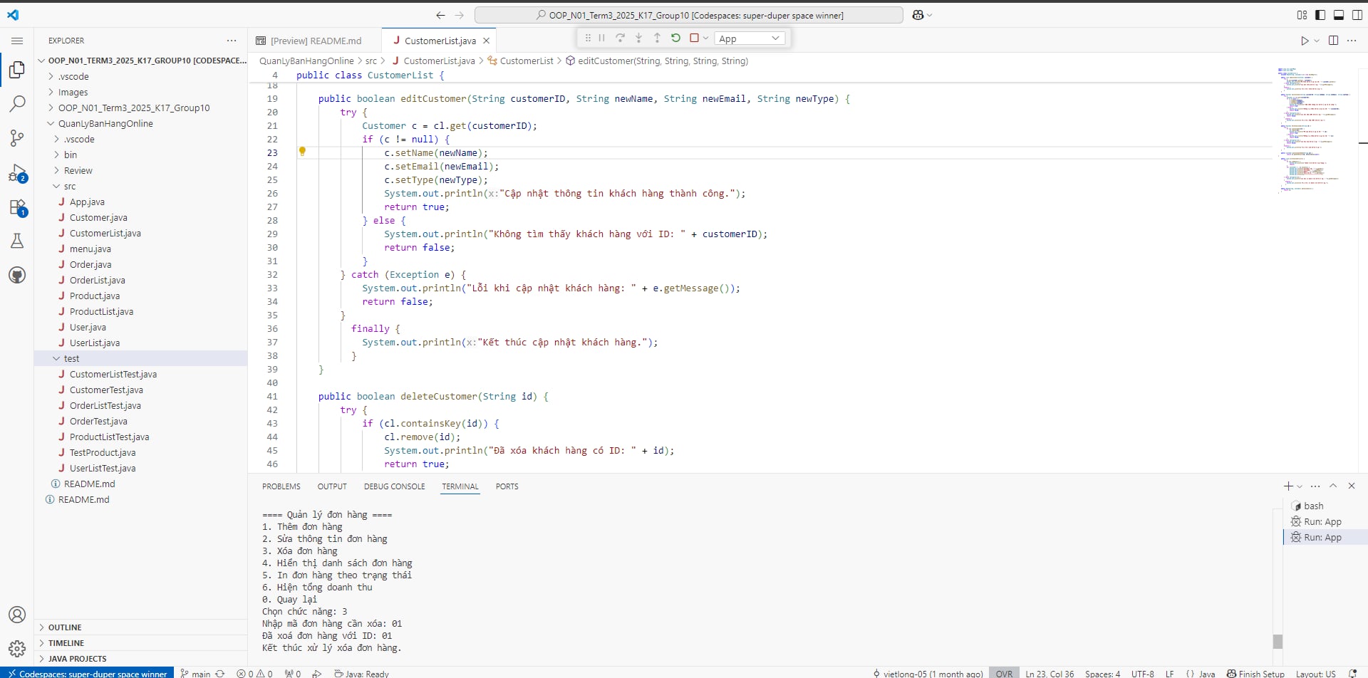 GitHub - qlong161/OOP_N01_Term3_2025_K17_Group10: Group10
