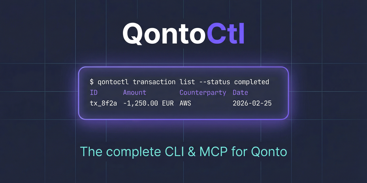QontoCtl: The Complete CLI & MCP for Qonto