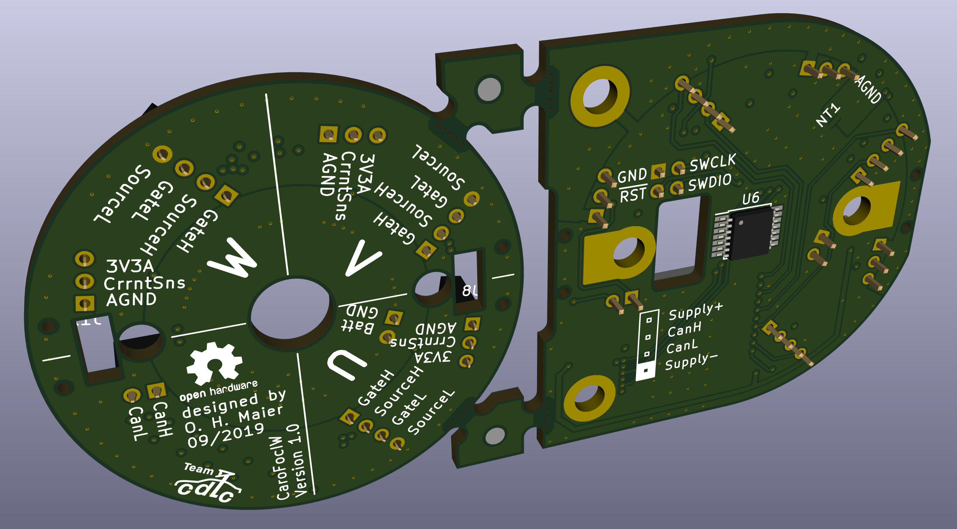 PCB Rendering Back