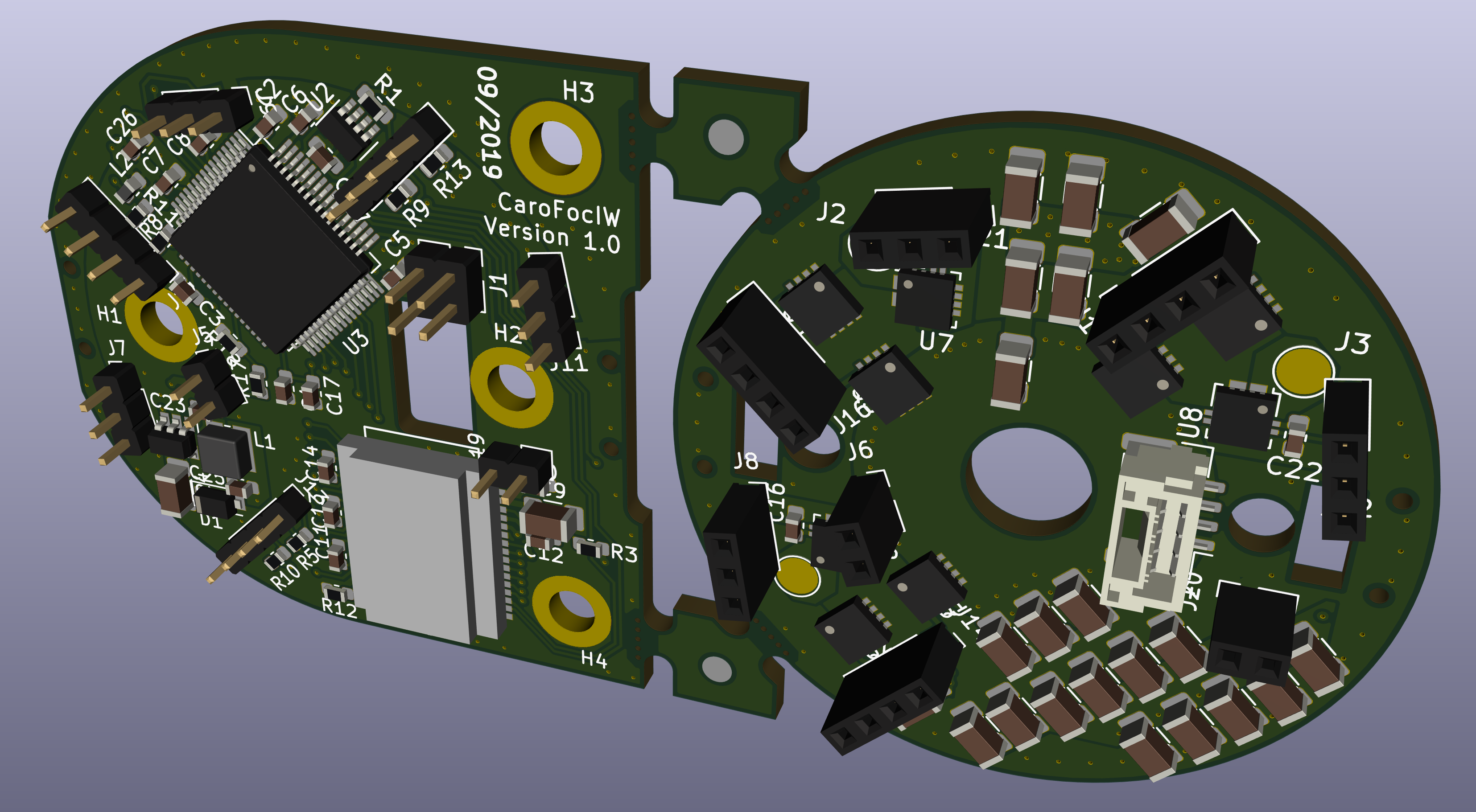 PCB Rendering Front