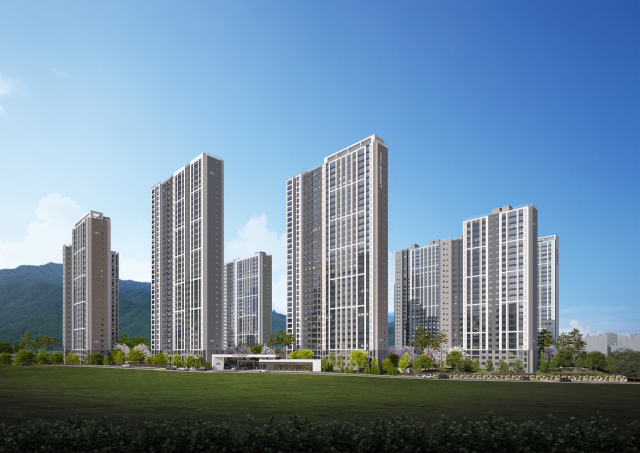 경산 상방공원 호반써밋 1단지 조감도