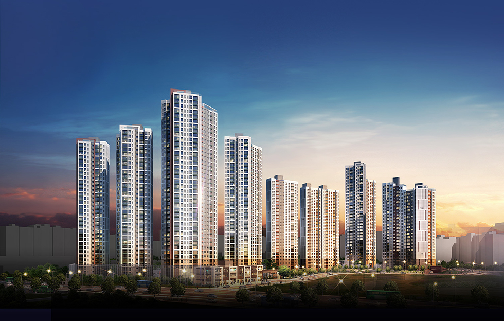 의왕 더샵캐슬 투시도