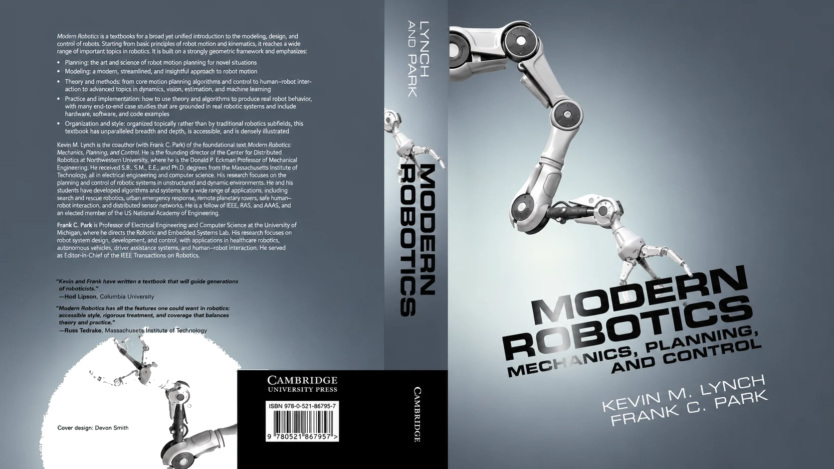 《Modern Robotics》教材书封