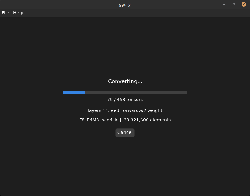 ggufy gui conversion screen