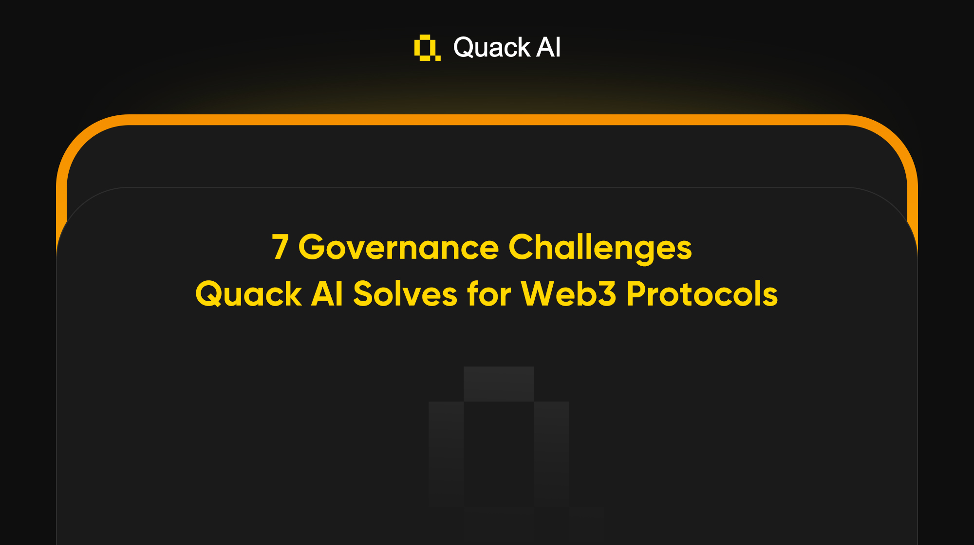 7 Governance Challenges Only Quack AI Can Solve for Web3 Protocols ...