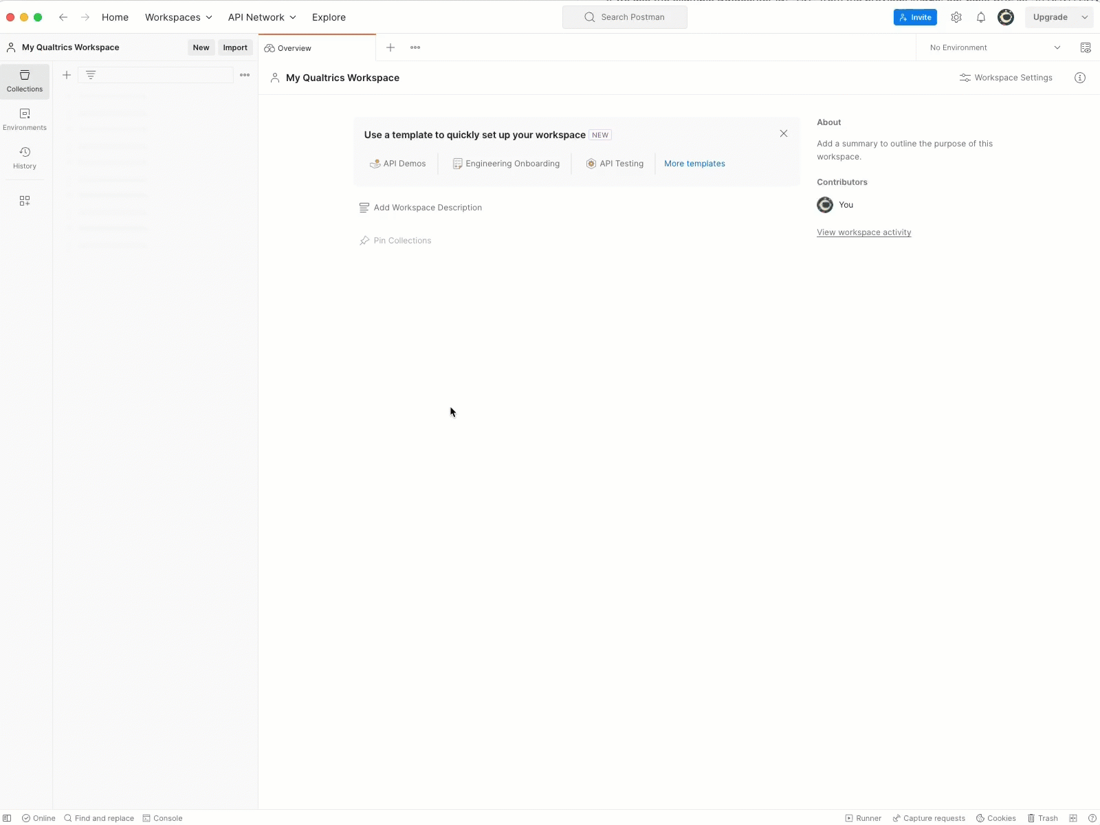 Add Qualtrics Environment