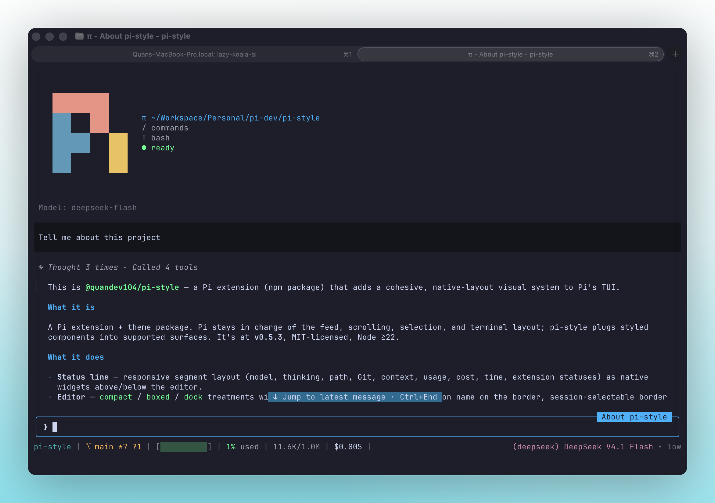 pi-style demo