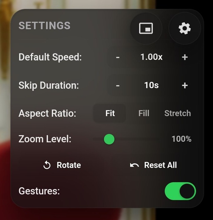 GlideVideo Overlay and Speed Stepper